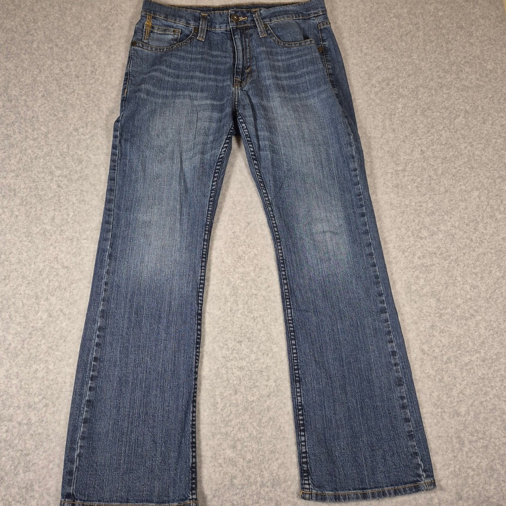 Cody James Jeans Mens 32x32 (Fits 34x32) Blue Bootcut Western Denim Stretch